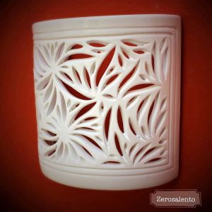 Illuminazione a parete – Applique intagliato a mano artigianale in Terracotta TERIL28BI