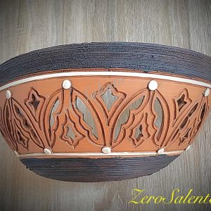 Applique in terracotta intaglio stile Barocco effetto Legno TERIL65