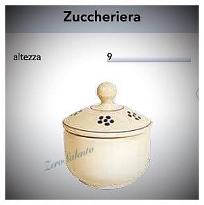 Zuccheriera in Terracotta – Ceramica decoro Stelle Salentino