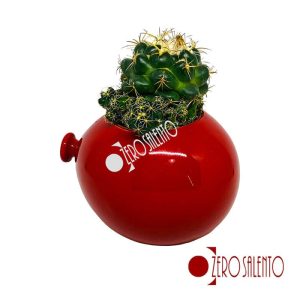 Palloncino Portavaso in Terracotta colore Rosso