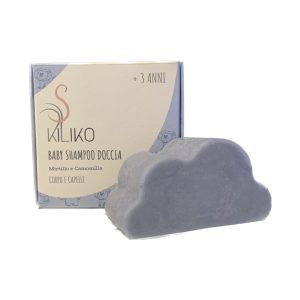 Baby Shampoo Doccia Solido Mirtillo e Camomilla + 3 ANNI