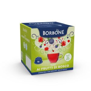 16 capsule Caffe Borbone Frutti di Bosco compatibili Nescafé® Dolce Gusto® EMOZIONI DI GUSTO