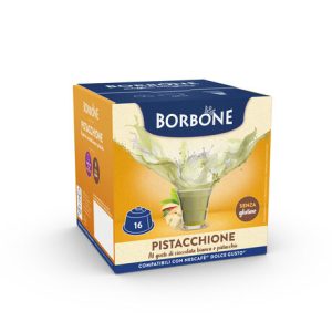 16 capsule Caffe Borbone Pistacchione compatibili Nescafé® Dolce Gusto® EMOZIONI DI GUSTO